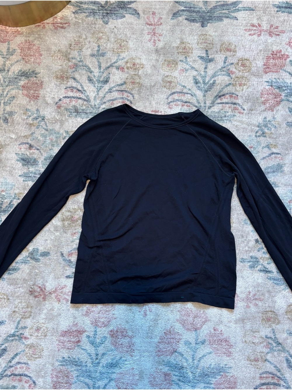Athleta Black Long Sleeve Performance Tee